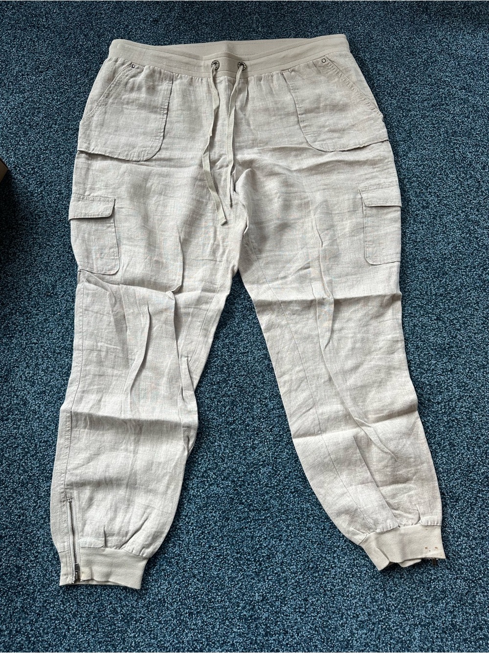 INC concepts linen cotton pants pockets 1x like new